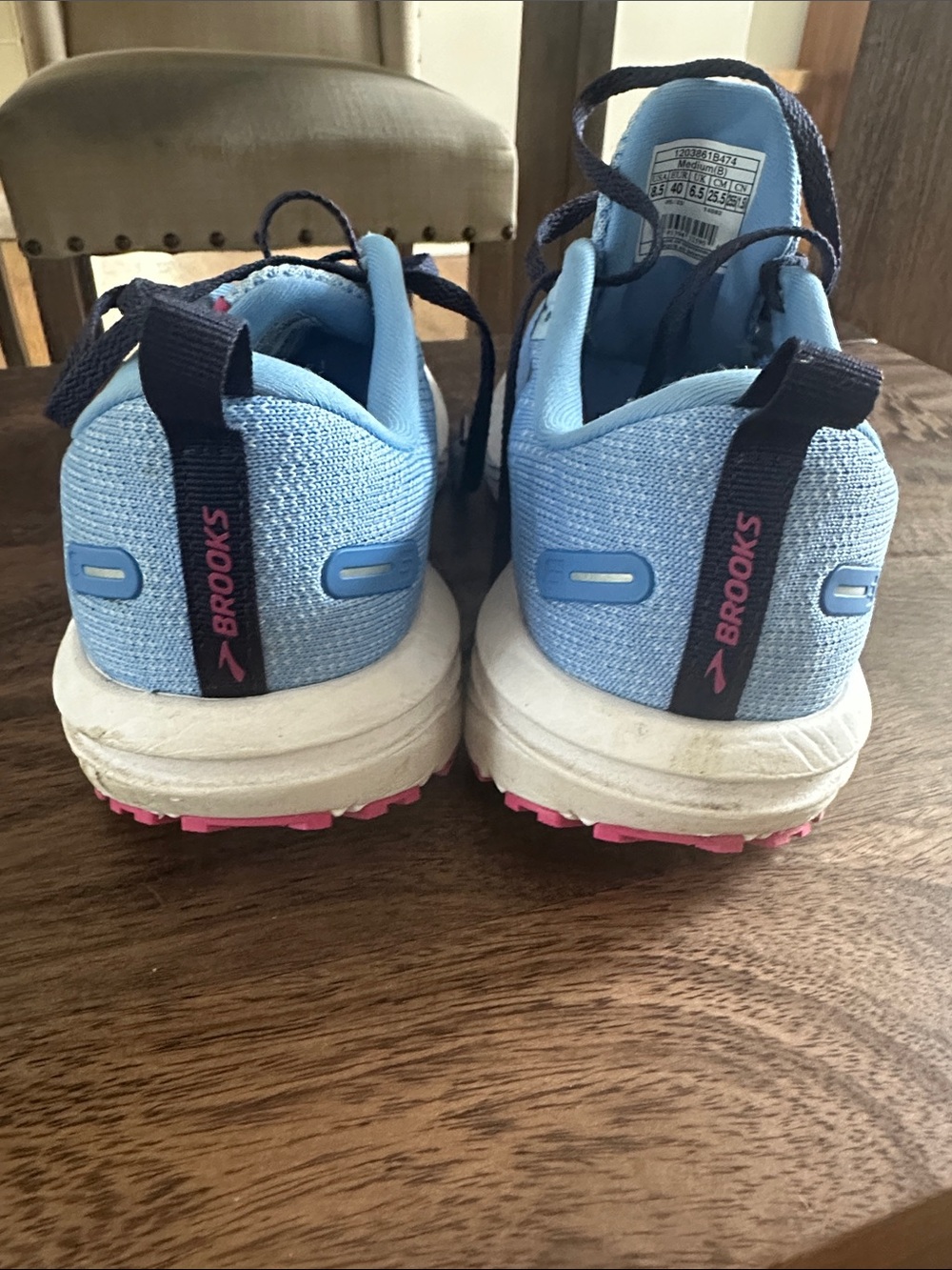 Brooks Revel Women's Light Blue and Black Running Sneakers - Picture 3 of 5